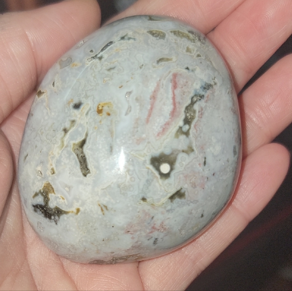 Polished Jasper Stone with Natural Patterns